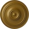 Ekena Millwork Small Classic Ceiling Medallion (Fits Canopies up to 10"), Hand-Painted Gold, 40 1/4"OD x 3 1/8"P CM40CLGLS - alternate 1